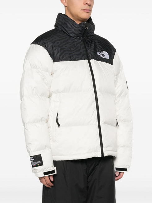 colourblock puffer jacket