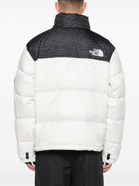 colourblock puffer jacket