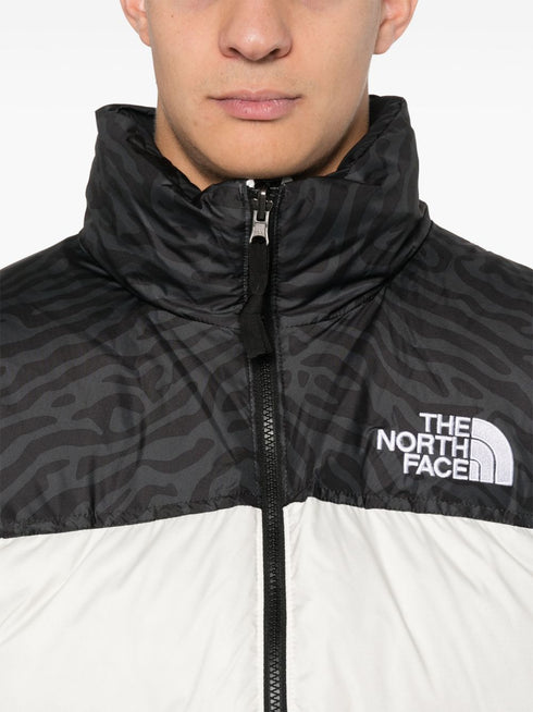 colourblock puffer jacket