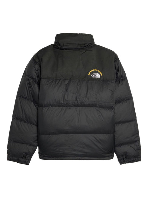 logo-print padded jacket