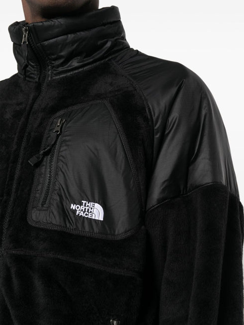 logo-print fleece jacket