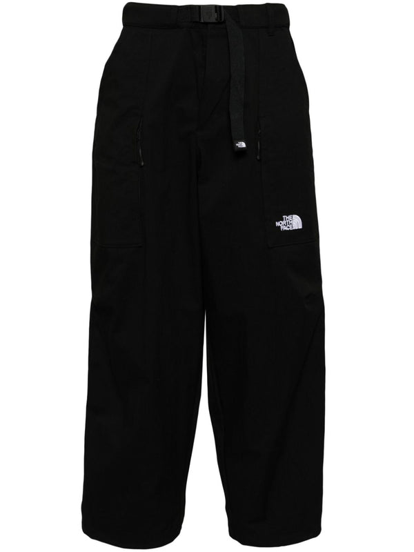 logo-embroidered trousers