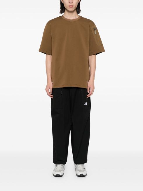 logo-embroidered trousers