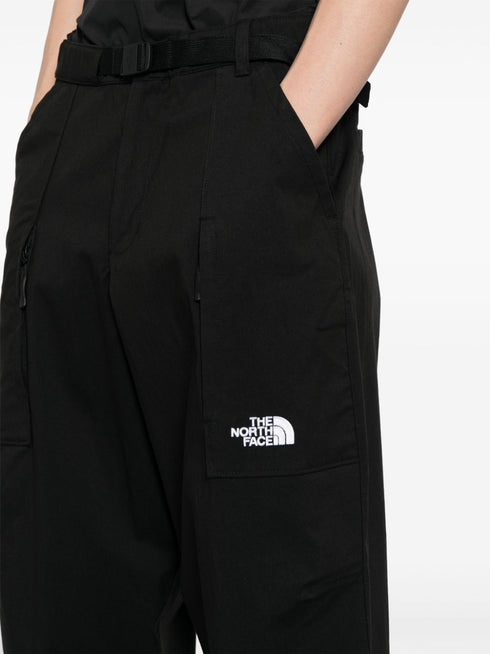 logo-embroidered trousers