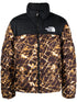 abstract-pattern print padded-design jacket