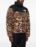 abstract-pattern print padded-design jacket