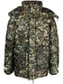 73 leaf-print padded jacket