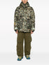 73 leaf-print padded jacket