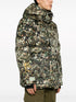 73 leaf-print padded jacket