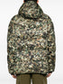 73 leaf-print padded jacket