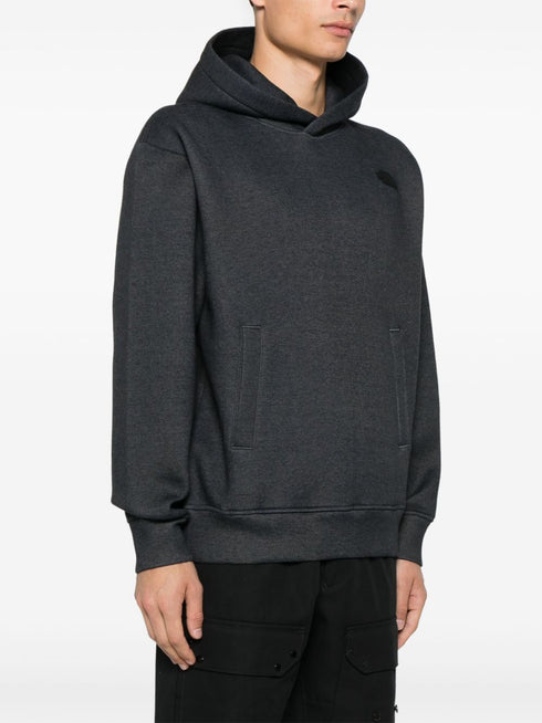 rubberised-logo hoodie