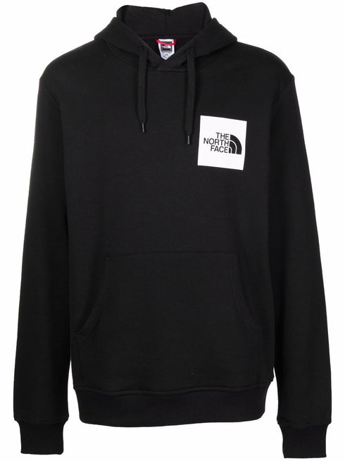 logo-print drawstring hoodie