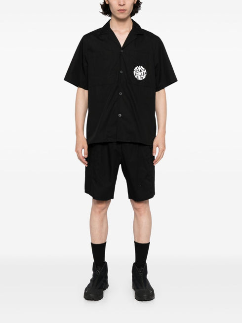 logo-print short-sleeved shirt