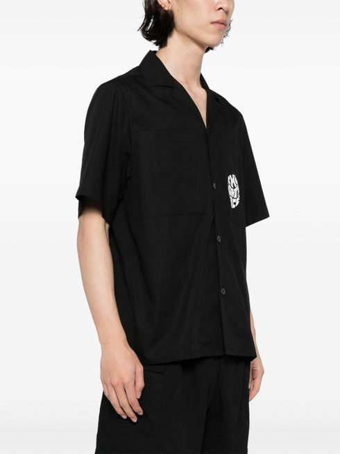 logo-print short-sleeved shirt