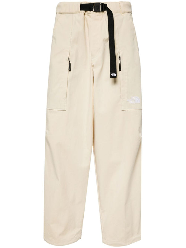 logo-embroidered trousers