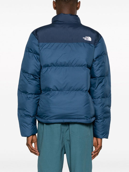 Saikuru logo-embroidered quilted jacket