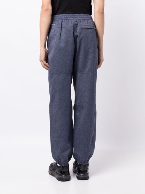 logo-embroidered elasticated-waist track pants