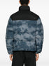 logo-embroidered puffer jacket