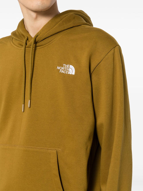 bluza z kapturem i ściągaczem z haftowanym logo