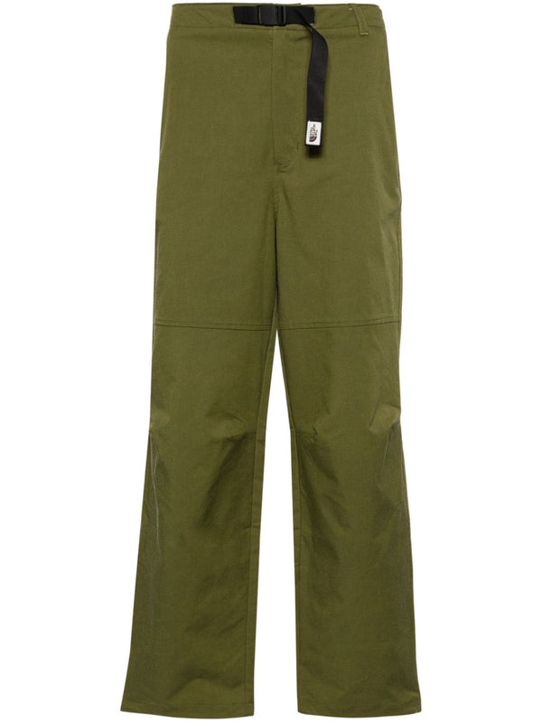 logo-embroidered trousers