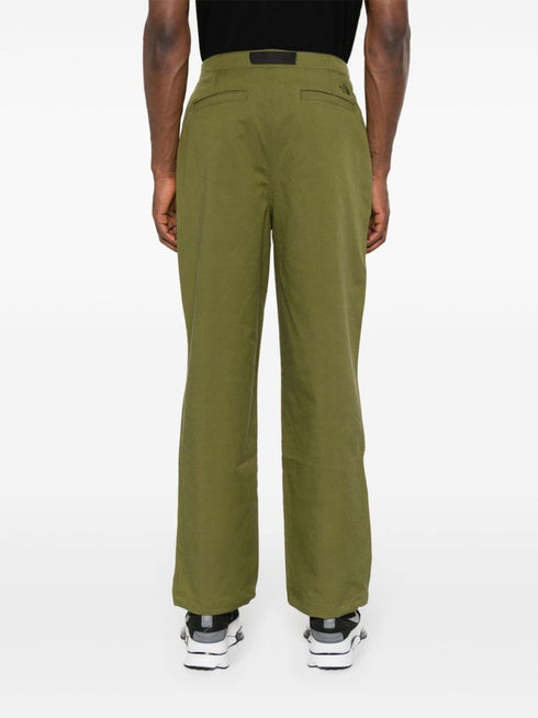 logo-embroidered trousers