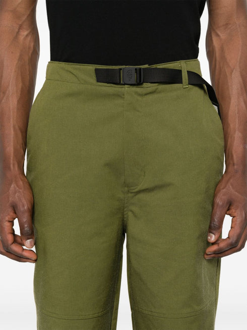 logo-embroidered trousers