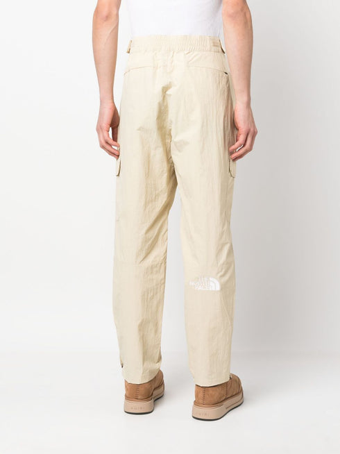 embroidered-logo trousers