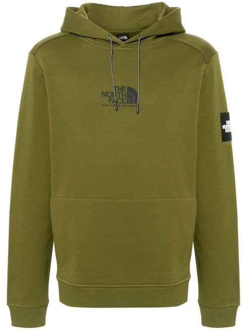 bluza z kapturem z nadrukiem z bawełny