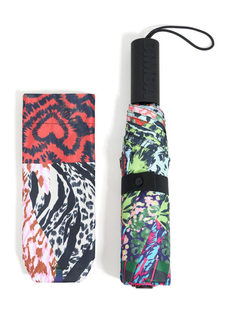 graphic-print umbrella