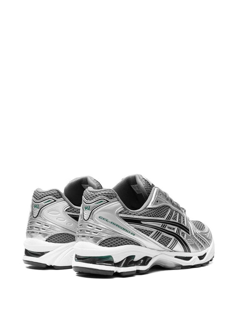 Buty żelowe Kayano 14 w kolorze „Jasper Green”.