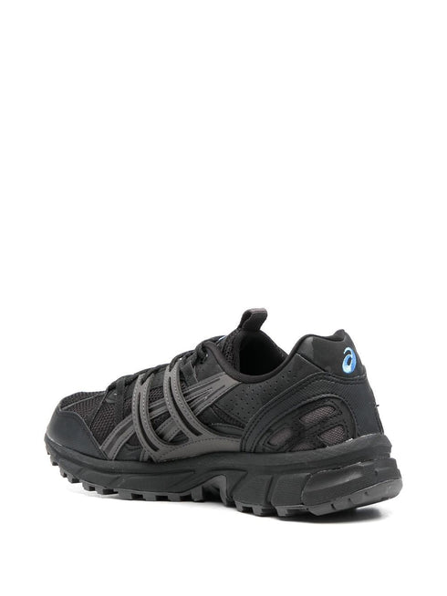 logo-patch lace-up sneakers