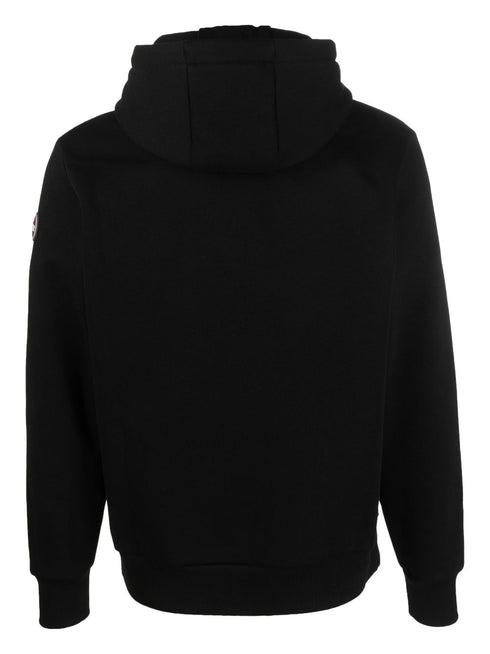 bluza z kapturem z długim rękawem i naszywką z logo