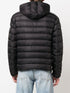 quilted zip-up hooded jacket