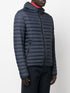 quilted hooded down jacket