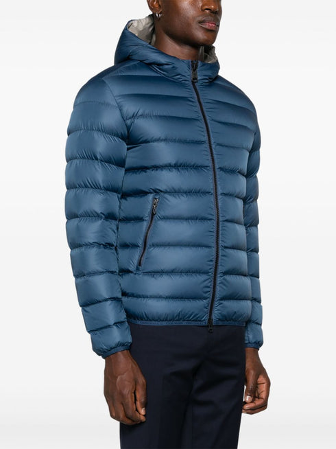 hooded down jacket