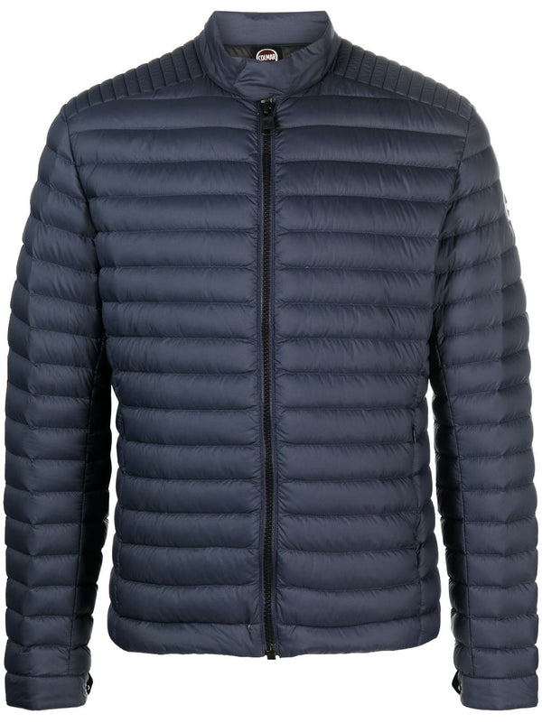 logo-patch padded jacket