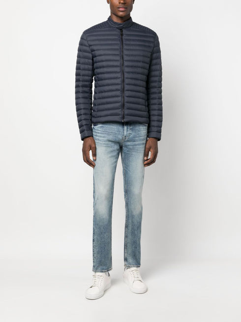 logo-patch padded jacket