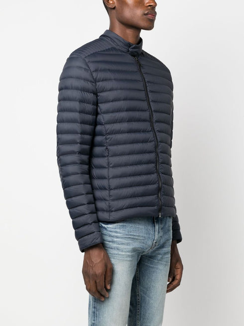 logo-patch padded jacket