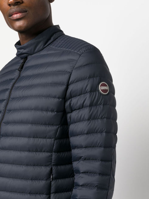 logo-patch padded jacket