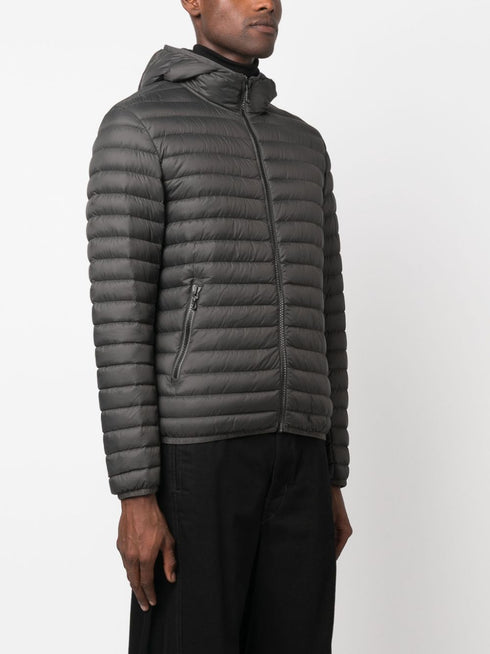 hooded down jacket
