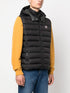 padded logo-embossed gilet