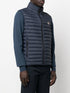padded logo-embossed gilet