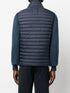 padded logo-embossed gilet