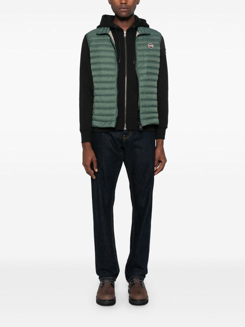 bluza z kapturem zapinana na zamek z aplikacją z logo