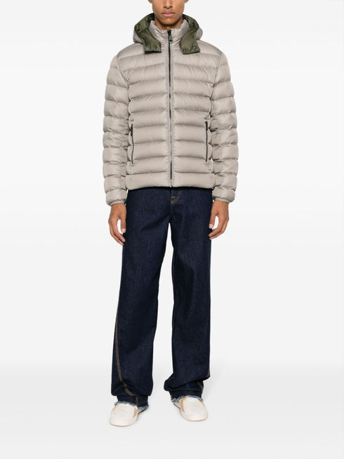 logo-patch padded jacket