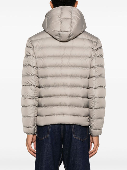 logo-patch padded jacket