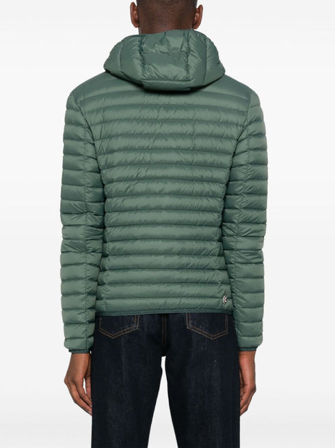 hooded down jacket
