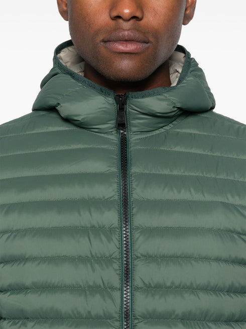 hooded down jacket