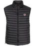 logo-patch padded gilet