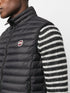 logo-patch padded gilet